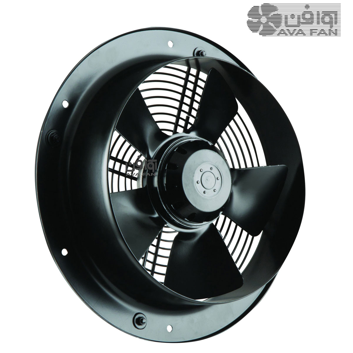 هواکش صنعتی 25 سانت آکسیال طرح آلمان (قاب گرد) دمنده مدل VIF-25V4S